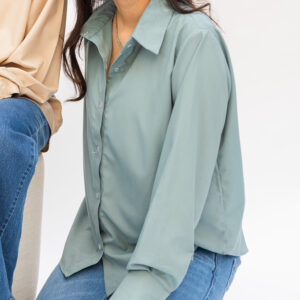 Green Button down Shirt