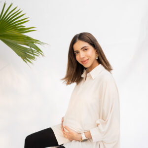 Pearl White Batwing Top