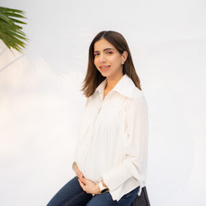Flowy White Top