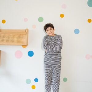 Black Stripes Night Suit