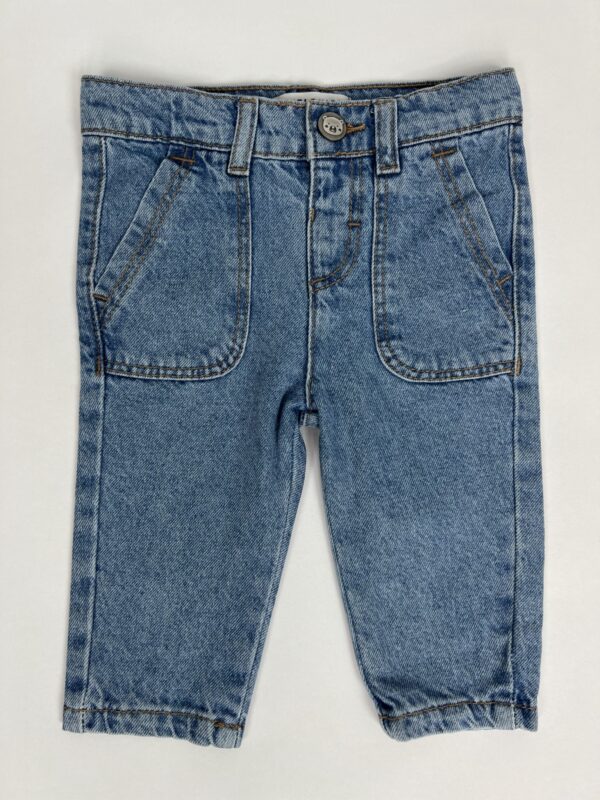 Straight Blue Jeans
