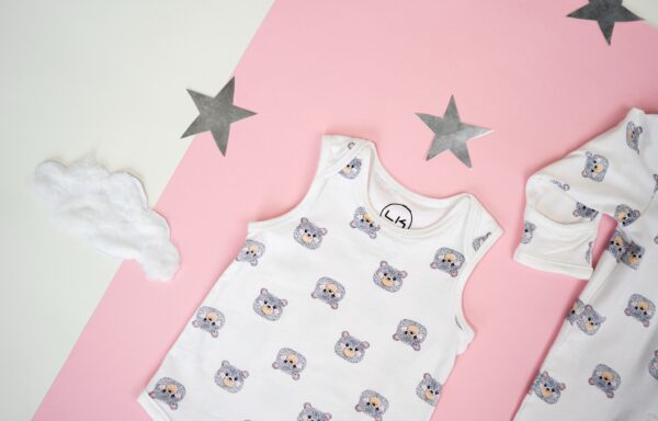 White Teddy Baby Set - Image 2