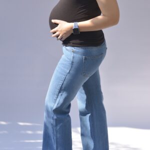 Light Blue Wide Legged Jeans